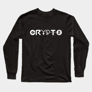 Crypto if it had a logo Long Sleeve T-Shirt